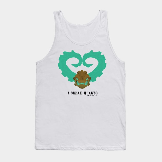 Illaoi heart- With text Tank Top by UberGhibli